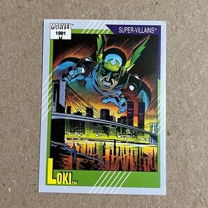 1991 Impel Marvel Universe Series II #89 Lok Trading Card.